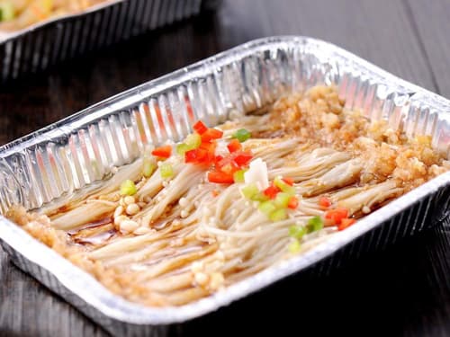 榕城锡纸烤金针菇